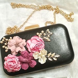 Black, Formal accessory, clutch